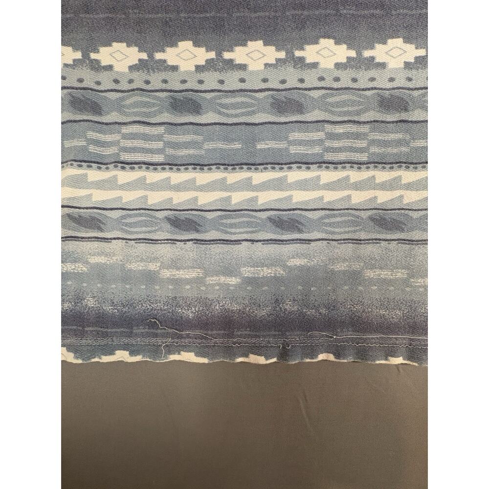 Vintage Faded Glory Polo Shirt Mens 3XL Blue Tribal Aztec Southwestern Y2K - Picture 9 of 9